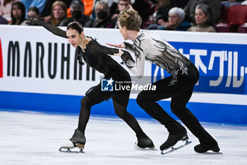 23/03/2024 - Diana Davis and Gleb Smolkin (GEO), Ice Dance during the ISU World Figure Skating Championships on March 23, 2024 at Bell Centre in Montreal, Canada - SKATING - WORLD FIGURE SKATING CHAMPIONSHIPS 2024 - PATTINAGGIO SUL GHIACCIO - SPORT INVERNALI