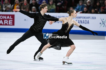 23/03/2024 - Katerina Mrazkova and Daniel Mrazek (CZE), Ice Dance during the ISU World Figure Skating Championships on March 23, 2024 at Bell Centre in Montreal, Canada - SKATING - WORLD FIGURE SKATING CHAMPIONSHIPS 2024 - PATTINAGGIO SUL GHIACCIO - SPORT INVERNALI
