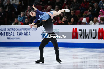 2024-03-23 - Juulia Turkkila and Matthias Versluis (FIN), Ice Dance during the ISU World Figure Skating Championships on March 23, 2024 at Bell Centre in Montreal, Canada - SKATING - WORLD FIGURE SKATING CHAMPIONSHIPS 2024 - ICE SKATING - WINTER SPORTS