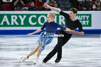 23/03/2024 - Juulia Turkkila and Matthias Versluis (FIN), Ice Dance during the ISU World Figure Skating Championships on March 23, 2024 at Bell Centre in Montreal, Canada - SKATING - WORLD FIGURE SKATING CHAMPIONSHIPS 2024 - PATTINAGGIO SUL GHIACCIO - SPORT INVERNALI