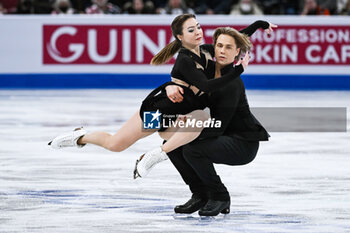 2024-03-23 - Allison Reed and Saulius Ambrulevicius (LTU), Ice Dance during the ISU World Figure Skating Championships on March 23, 2024 at Bell Centre in Montreal, Canada - SKATING - WORLD FIGURE SKATING CHAMPIONSHIPS 2024 - ICE SKATING - WINTER SPORTS