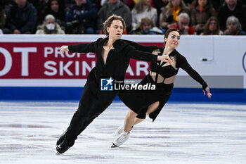 2024-03-23 - Allison Reed and Saulius Ambrulevicius (LTU), Ice Dance during the ISU World Figure Skating Championships on March 23, 2024 at Bell Centre in Montreal, Canada - SKATING - WORLD FIGURE SKATING CHAMPIONSHIPS 2024 - ICE SKATING - WINTER SPORTS