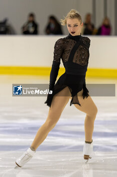 2024-09-13 - Amber GLENN (USA) during Women Short Program on September 13, 2024 at IceLab Bergamo Circuit, Italy - CHALLENGER SERIES LOMBARDIA TROPHY - ICE SKATING - WINTER SPORTS