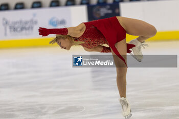 2024-09-13 - Kaori SAKAMOTO (JPN) during Women Short Program on September 13, 2024 at IceLab Bergamo Circuit, Italy - CHALLENGER SERIES LOMBARDIA TROPHY - ICE SKATING - WINTER SPORTS