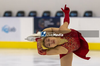 2024-09-13 - Kaori SAKAMOTO (JPN) during Women Short Program on September 13, 2024 at IceLab Bergamo Circuit, Italy - CHALLENGER SERIES LOMBARDIA TROPHY - ICE SKATING - WINTER SPORTS