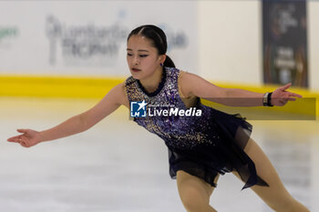 2024-09-13 - Rinka WATANABE (JPN) during Women Short Program on September 13, 2024 at IceLab Bergamo Circuit, Italy - CHALLENGER SERIES LOMBARDIA TROPHY - ICE SKATING - WINTER SPORTS