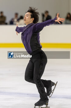 2024-09-13 - Yuma KAGIYAMA (JPN) during Men Short Program on September 13, 2024 at IceLab Bergamo Circuit, Italy - CHALLENGER SERIES LOMBARDIA TROPHY - ICE SKATING - WINTER SPORTS