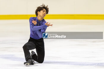 2024-09-13 - Shun SATO (JPN) during Men Short Program on September 13, 2024 at IceLab Bergamo Circuit, Italy - CHALLENGER SERIES LOMBARDIA TROPHY - ICE SKATING - WINTER SPORTS