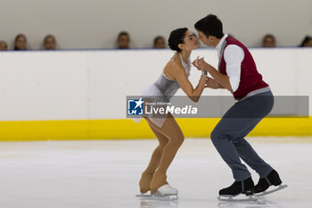 2024-09-14 - Irma CALDARA (ITA) / RICCARDO MAGLIO (ITA) during Pairs Short Program on September 14, 2024 at IceLab Bergamo, Italy - CHALLENGER SERIES LOMBARDIA TROPHY - ICE SKATING - WINTER SPORTS