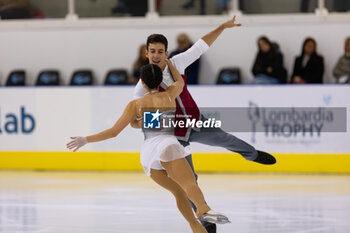 2024-09-14 - Irma CALDARA (ITA) / RICCARDO MAGLIO (ITA) during Pairs Short Program on September 14, 2024 at IceLab Bergamo, Italy - CHALLENGER SERIES LOMBARDIA TROPHY - ICE SKATING - WINTER SPORTS