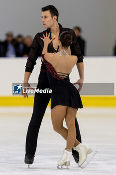 2024-09-14 - Rebecca GHILARDI (ITA) / Filippo Ambrosini (ITA) during Pairs Short Program on September 14, 2024 at IceLab Bergamo, Italy - CHALLENGER SERIES LOMBARDIA TROPHY - ICE SKATING - WINTER SPORTS