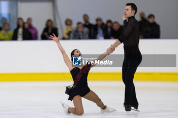 2024-09-14 - Rebecca GHILARDI (ITA) / Filippo Ambrosini (ITA) during Pairs Short Program on September 14, 2024 at IceLab Bergamo, Italy - CHALLENGER SERIES LOMBARDIA TROPHY - ICE SKATING - WINTER SPORTS