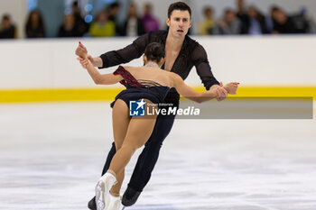 2024-09-14 - Rebecca GHILARDI (ITA) / Filippo Ambrosini (ITA) during Pairs Short Program on September 14, 2024 at IceLab Bergamo, Italy - CHALLENGER SERIES LOMBARDIA TROPHY - ICE SKATING - WINTER SPORTS