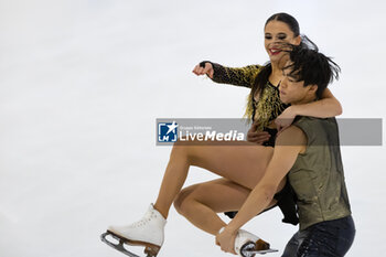 2024-09-14 - Annabelle MOROZOV (USA) / Jeffrey CHEN (USA) during Ice Dance Rhythm Dance on September 14, 2024 at IceLab Bergamo, Italy - CHALLENGER SERIES LOMBARDIA TROPHY - ICE SKATING - WINTER SPORTS