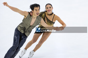 2024-09-14 - Annabelle MOROZOV (USA) / Jeffrey CHEN (USA) during Ice Dance Rhythm Dance on September 14, 2024 at IceLab Bergamo, Italy - CHALLENGER SERIES LOMBARDIA TROPHY - ICE SKATING - WINTER SPORTS