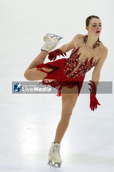 2024-09-14 - Sarah EVERHARDT (USA) during Women Free Skating on September 14, 2024 at IceLab Bergamo, Italy - CHALLENGER SERIES LOMBARDIA TROPHY - ICE SKATING - WINTER SPORTS