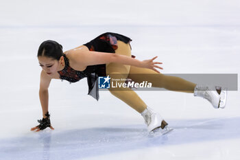 2024-09-14 - Rinka WATANABE (JPN) during Women Free Skating on September 14, 2024 at IceLab Bergamo, Italy - CHALLENGER SERIES LOMBARDIA TROPHY - ICE SKATING - WINTER SPORTS