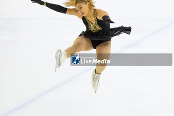 2024-09-14 - Kaori SAKAMOTO (JPN) during Women Free Skating on September 14, 2024 at IceLab Bergamo, Italy - CHALLENGER SERIES LOMBARDIA TROPHY - ICE SKATING - WINTER SPORTS