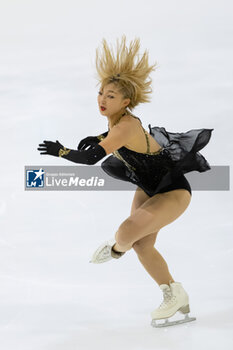 2024-09-14 - Kaori SAKAMOTO (JPN) during Women Free Skating on September 14, 2024 at IceLab Bergamo, Italy - CHALLENGER SERIES LOMBARDIA TROPHY - ICE SKATING - WINTER SPORTS