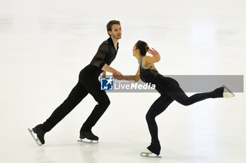 2024-09-15 - Sara CONTI (ITA) / Niccolo MACII (ITA) during Pairs Free Skating on September 15, 2024 at IceLab Bergamo, Italy - CHALLENGER SERIES LOMBARDIA TROPHY - ICE SKATING - WINTER SPORTS