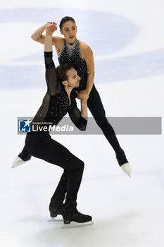 2024-09-15 - Sara CONTI (ITA) / Niccolo MACII (ITA) during Pairs Free Skating on September 15, 2024 at IceLab Bergamo, Italy - CHALLENGER SERIES LOMBARDIA TROPHY - ICE SKATING - WINTER SPORTS