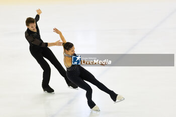 2024-09-15 - Sara CONTI (ITA) / Niccolo MACII (ITA) during Pairs Free Skating on September 15, 2024 at IceLab Bergamo, Italy - CHALLENGER SERIES LOMBARDIA TROPHY - ICE SKATING - WINTER SPORTS