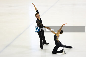 2024-09-15 - Sara CONTI (ITA) / Niccolo MACII (ITA) during Pairs Free Skating on September 15, 2024 at IceLab Bergamo, Italy - CHALLENGER SERIES LOMBARDIA TROPHY - ICE SKATING - WINTER SPORTS