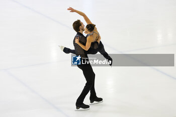 2024-09-15 - Sara CONTI (ITA) / Niccolo MACII (ITA) during Pairs Free Skating on September 15, 2024 at IceLab Bergamo, Italy - CHALLENGER SERIES LOMBARDIA TROPHY - ICE SKATING - WINTER SPORTS