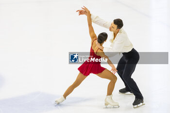 2024-09-15 - Rebecca GHILARDI (ITA) / Filippo Ambrosini (ITA) during Pairs Free Skating on September 15, 2024 at IceLab Bergamo, Italy - CHALLENGER SERIES LOMBARDIA TROPHY - ICE SKATING - WINTER SPORTS