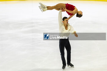 2024-09-15 - Rebecca GHILARDI (ITA) / Filippo Ambrosini (ITA) during Pairs Free Skating on September 15, 2024 at IceLab Bergamo, Italy - CHALLENGER SERIES LOMBARDIA TROPHY - ICE SKATING - WINTER SPORTS