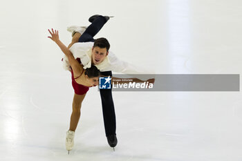 2024-09-15 - Rebecca GHILARDI (ITA) / Filippo Ambrosini (ITA) during Pairs Free Skating on September 15, 2024 at IceLab Bergamo, Italy - CHALLENGER SERIES LOMBARDIA TROPHY - ICE SKATING - WINTER SPORTS