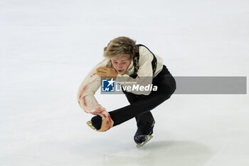 2024-09-15 - Ilia MALININ (USA) during Men Free Skating on September 15, 2024 at IceLab Bergamo, Italy - CHALLENGER SERIES LOMBARDIA TROPHY - ICE SKATING - WINTER SPORTS