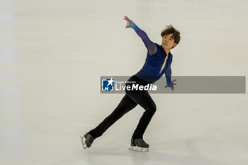 2024-09-15 - Shun SATO (JPN) during Men Free Skating on September 15, 2024 at IceLab Bergamo, Italy - CHALLENGER SERIES LOMBARDIA TROPHY - ICE SKATING - WINTER SPORTS