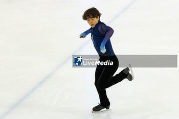 2024-09-15 - Shun SATO (JPN) during Men Free Skating on September 15, 2024 at IceLab Bergamo, Italy - CHALLENGER SERIES LOMBARDIA TROPHY - ICE SKATING - WINTER SPORTS