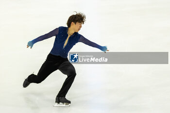 2024-09-15 - Shun SATO (JPN) during Men Free Skating on September 15, 2024 at IceLab Bergamo, Italy - CHALLENGER SERIES LOMBARDIA TROPHY - ICE SKATING - WINTER SPORTS