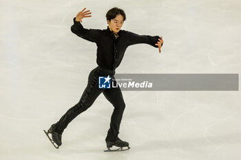 2024-09-15 - Yuma KAGIYAMA (JPN) during Men Free Skating on September 15, 2024 at IceLab Bergamo, Italy - CHALLENGER SERIES LOMBARDIA TROPHY - ICE SKATING - WINTER SPORTS