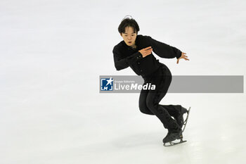 2024-09-15 - Yuma KAGIYAMA (JPN) during Men Free Skating on September 15, 2024 at IceLab Bergamo, Italy - CHALLENGER SERIES LOMBARDIA TROPHY - ICE SKATING - WINTER SPORTS