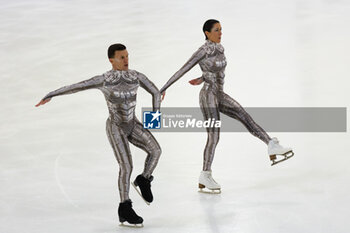 2024-09-15 - Charlene GUIGNARD (ITA) / Marco FABBRI (ITA) during Dance Free Skating on September 15, 2024 at IceLab Bergamo, Italy - CHALLENGER SERIES LOMBARDIA TROPHY - ICE SKATING - WINTER SPORTS