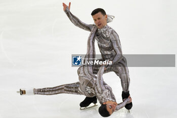 2024-09-15 - Charlene GUIGNARD (ITA) / Marco FABBRI (ITA) during Dance Free Skating on September 15, 2024 at IceLab Bergamo, Italy - CHALLENGER SERIES LOMBARDIA TROPHY - ICE SKATING - WINTER SPORTS