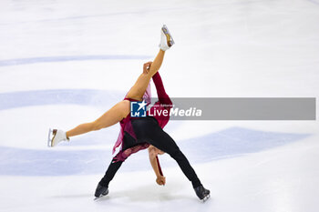 2024-09-15 - Natacha LAGOUGE (FRA) / Arnaud CAFFA (FRA) during Dance Free Skating on September 15, 2024 at IceLab Bergamo, Italy - CHALLENGER SERIES LOMBARDIA TROPHY - ICE SKATING - WINTER SPORTS