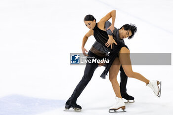 2024-09-15 - Annabelle MOROZOV (USA) / Jeffrey CHEN (USA) during Dance Free Skating on September 15, 2024 at IceLab Bergamo, Italy - CHALLENGER SERIES LOMBARDIA TROPHY - ICE SKATING - WINTER SPORTS