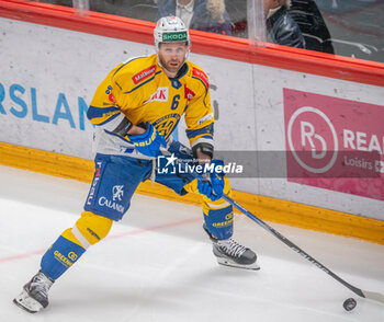2024-01-23 - Lausanne Switzerland, 01/23/2024: Klas Dahlbeck of Lausanne HC #6 is in action during Lausanne HC Versus HC Davos. The match of the 40th day of the 2023-2024 season took place at the Vaudoise Arena in Lausanne between Lausanne HC and HC Davos. - SWISS NATIONAL LEAGUE - LAUSANNE HC VS HC DAVOS - ICE HOCKEY - WINTER SPORTS