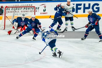 24/04/2024 - Robert SABOLIC of Slovenia during the International Friendly Ice Hockey match between France and Slovenia on April 24, 2024 at Aren’Ice in Cergy-Pontoise, France - ICE HOCKEY - FRIENDLY GAME - FRANCE V SLOVENIA - HOCKEY SU GHIACCIO - SPORT INVERNALI