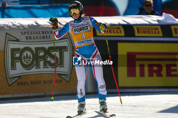 27/01/2024 - Gauche Laura (FRA) - 2024 AUDI FIS WORLD CUP - WOMEN'S DOWNHILL - SCI ALPINO - SPORT INVERNALI