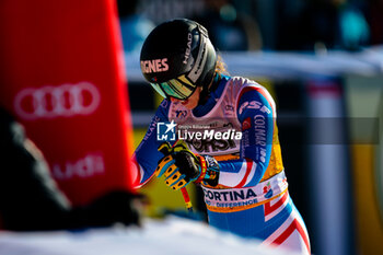 27/01/2024 - Gauche Laura (FRA) - 2024 AUDI FIS WORLD CUP - WOMEN'S DOWNHILL - SCI ALPINO - SPORT INVERNALI
