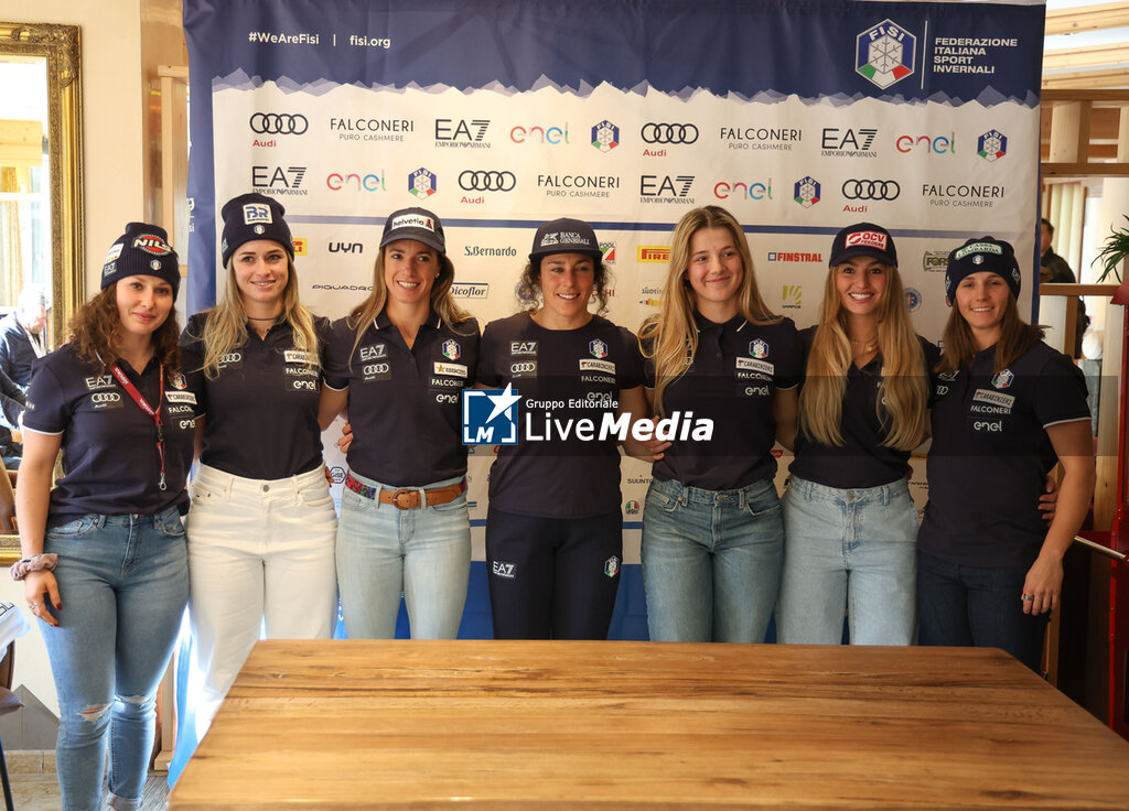 Italy Team Press Conference World Cup - ALPINE SKIING - WINTER SPORTS