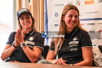 2024-10-25 - FIS Ski World Cup 2024-2025 -
Men’s Press conference Team Italia - Solden
Friday 25 October 2024
Marta Bassino (ITA) - Giorgia Collomb (ITA) - ITALY TEAM PRESS CONFERENCE WORLD CUP - ALPINE SKIING - WINTER SPORTS