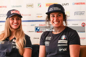 2024-10-25 - FIS Ski World Cup 2024-2025 -
Men’s Press conference Team Italia - Solden
Friday 25 October 2024
Roberta Melesi (ITA) - Federica Brignone (ITA) - ITALY TEAM PRESS CONFERENCE WORLD CUP - ALPINE SKIING - WINTER SPORTS