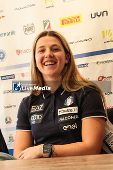 2024-10-25 - FIS Ski World Cup 2024-2025 -
Men’s Press conference Team Italia - Solden
Friday 25 October 2024
Giorgia Collomb (ITA) - ITALY TEAM PRESS CONFERENCE WORLD CUP - ALPINE SKIING - WINTER SPORTS