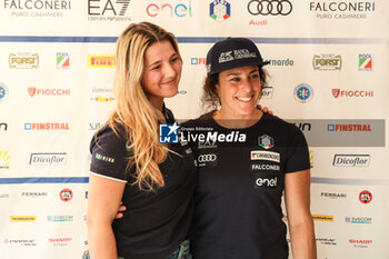 2024-10-25 - FIS Ski World Cup 2024-2025 -
Men’s Press conference Team Italia - Solden
Friday 25 October 2024
Giorgia Collomb (ITA) - Federica Brignone (ITA) - ITALY TEAM PRESS CONFERENCE WORLD CUP - ALPINE SKIING - WINTER SPORTS